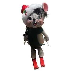 Annalee Dolls 6" Ski Mouse 2021‎ Holiday Cheer Collection Christmas 610721